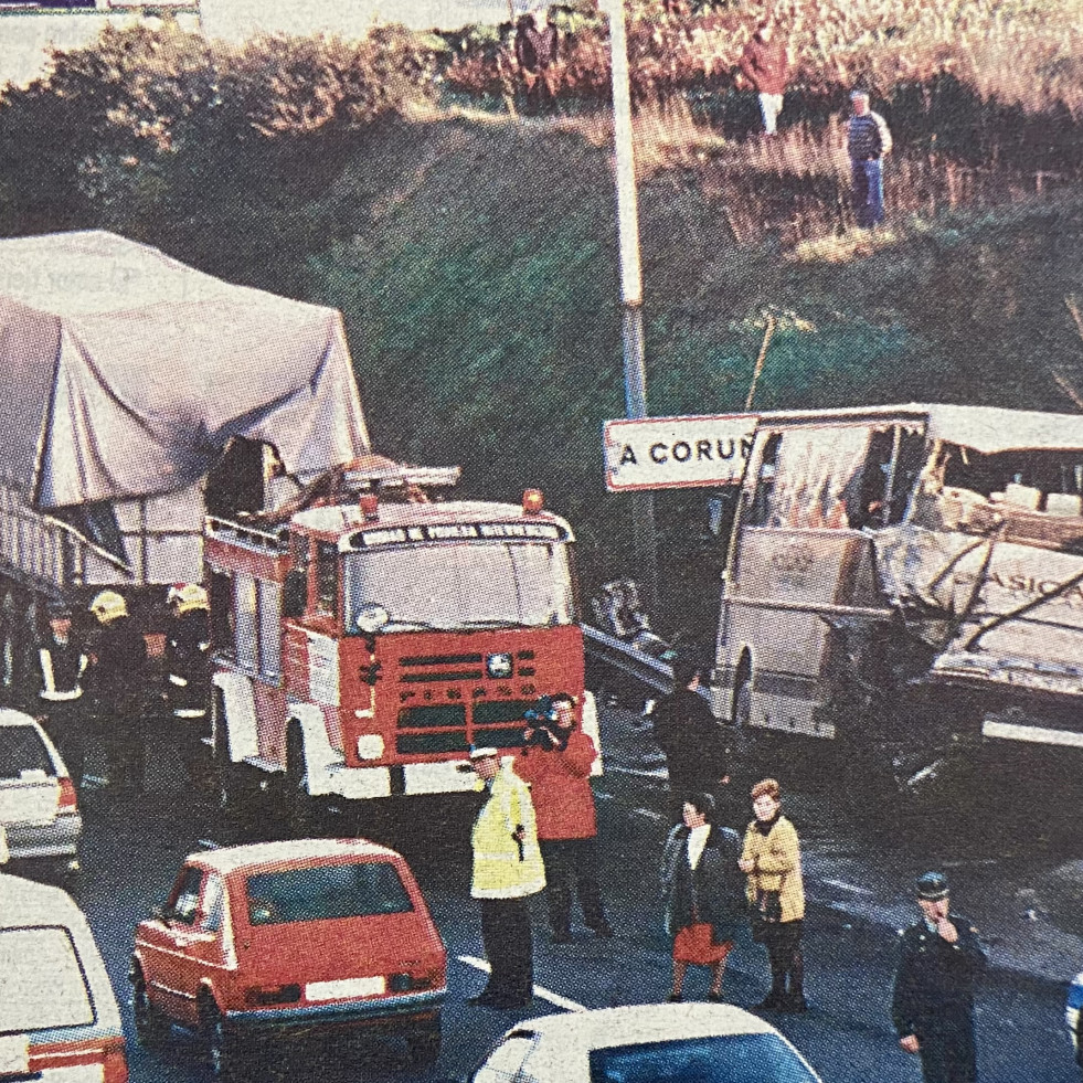 Accidente 1997 accesos A Coruña